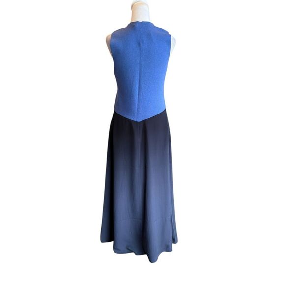 Ann Taylor Midi Dress Blue Navy Color Block Women’s Size Small NEW With Tags - Picture 2 of 11